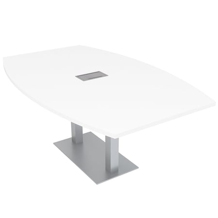 Skutchi Designs 45 in W, 71.5 in L, 29 in H, White HAR-BOT-46X72-DOU-ELEC-XD09